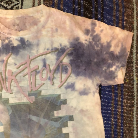 Pink Floyd The Wall Tie Dye Tee Shirt - Picture 5 of 11